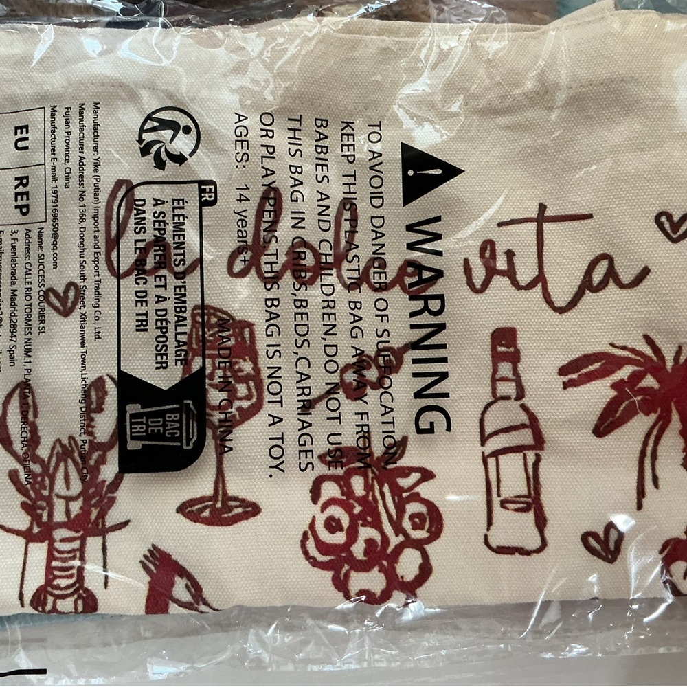 La Dolce Vita Cream Tote Bag NWT - Picture 7 of 8